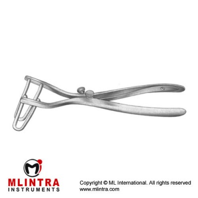 Sims (Schulze-Bergmann) Rectal Speculum Stainless Steel, 22 cm - 8 3/4" Blade Length 60 mm